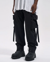 Black cargo pants ’Annaka’ - TECHWEAR STORM™