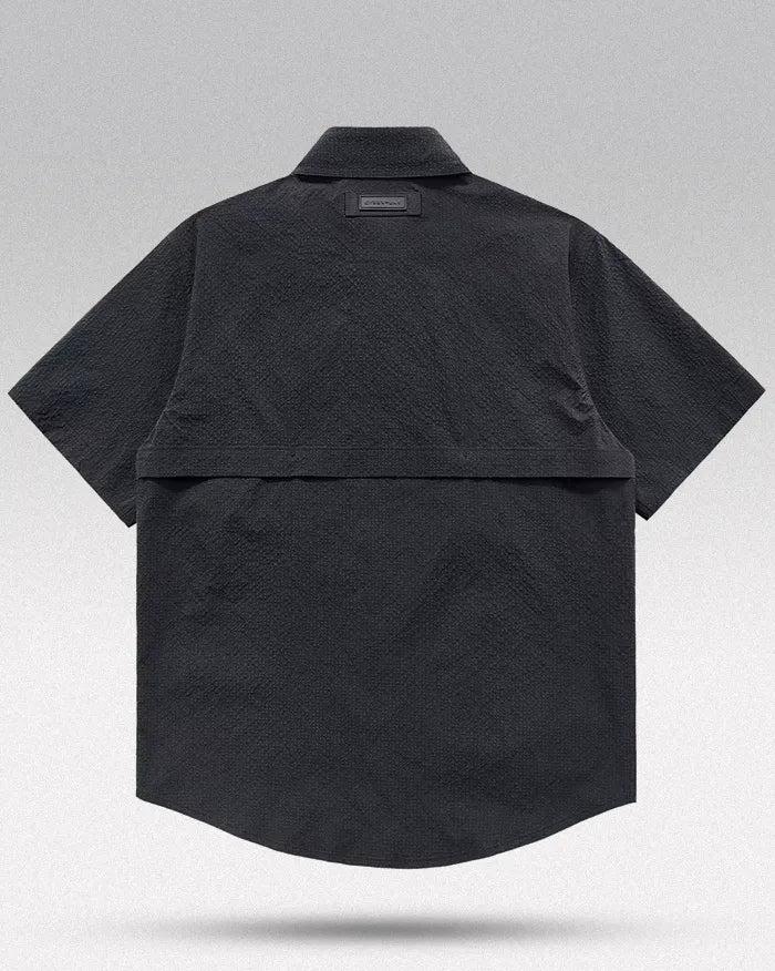 Black Cargo Shirt ’Kazushi’ - TECHWEAR STORM™