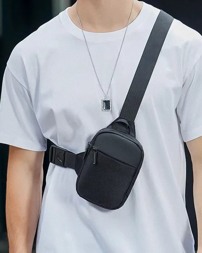 Black crossbody sling bag ’Kodayo’ - TECHWEAR STORM™