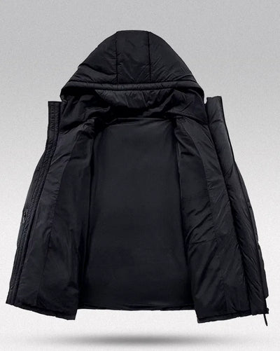 Black down jacket ’Chitoye’ - TECHWEAR STORM™