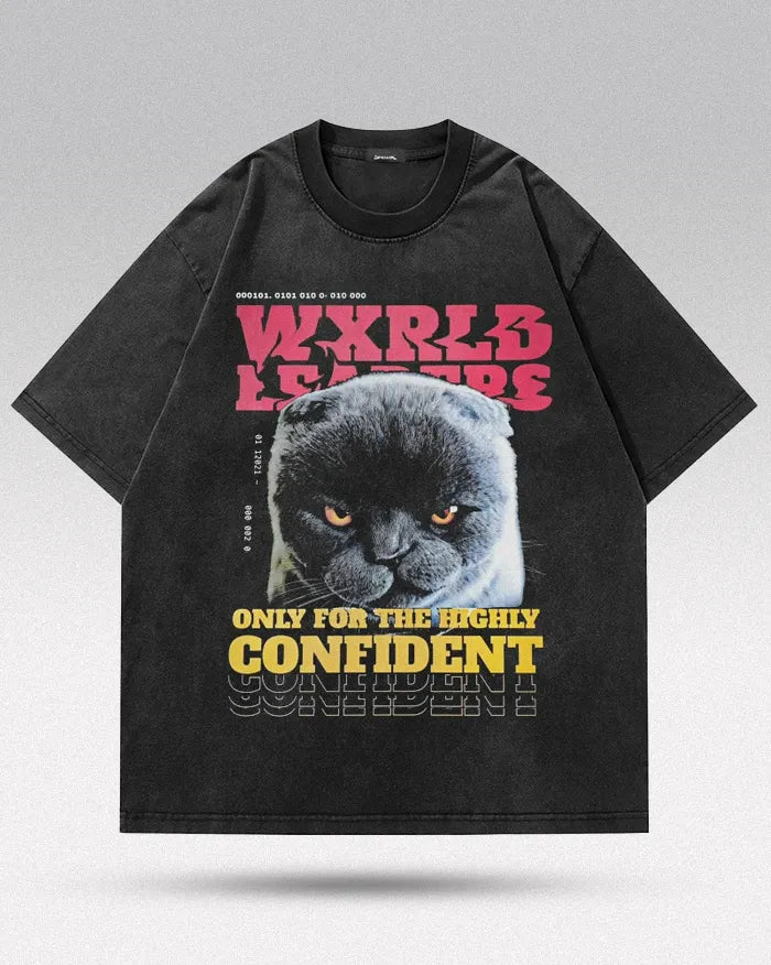 Black Graphic t-shirt men ’Ishida’ - XS