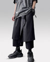 Black japanese hakama pants ’Sabae’ - TECHWEAR STORM™