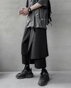 Black japanese hakama pants ’Sabae’ - TECHWEAR STORM™