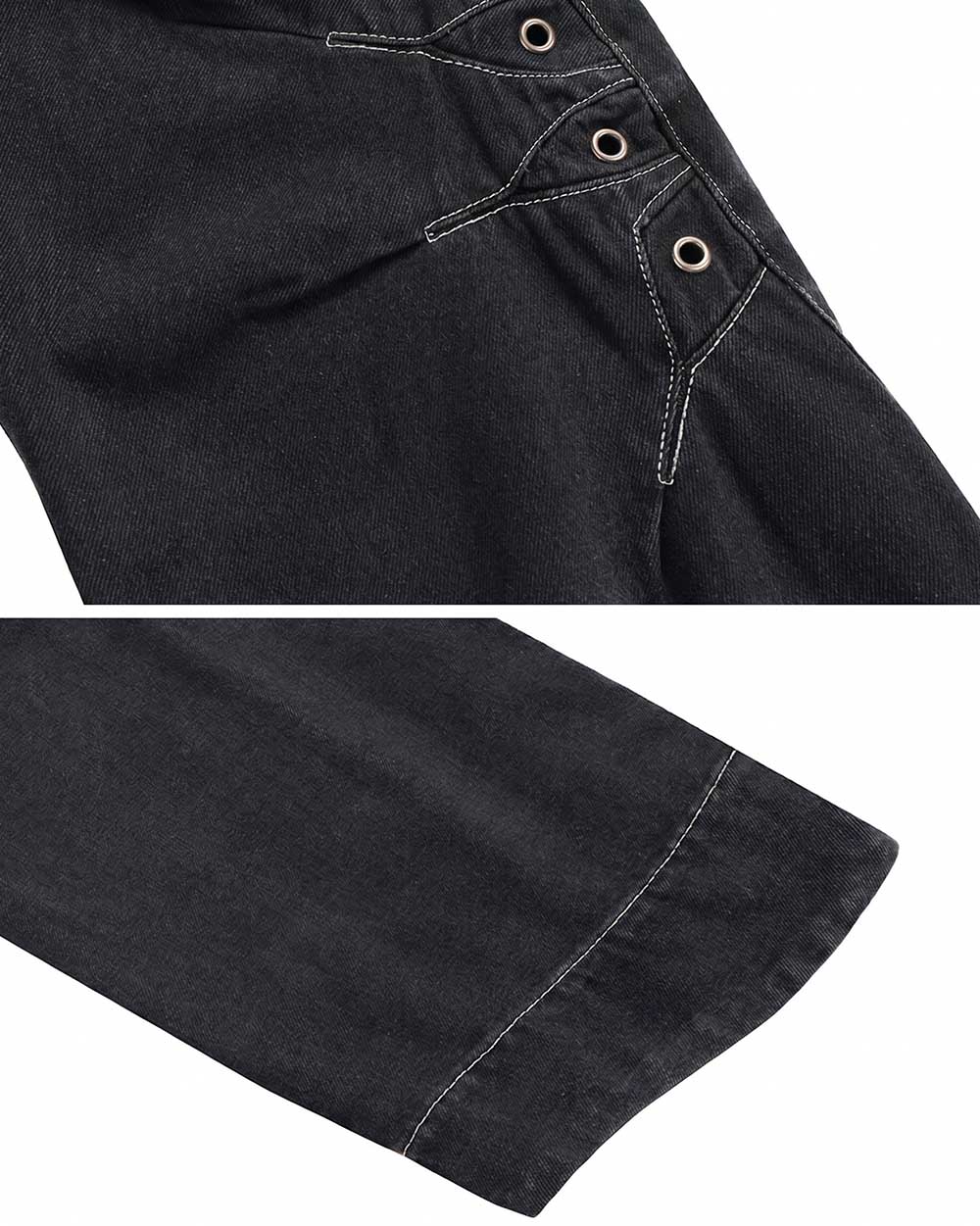 Black loose jeans ’Ichiki’