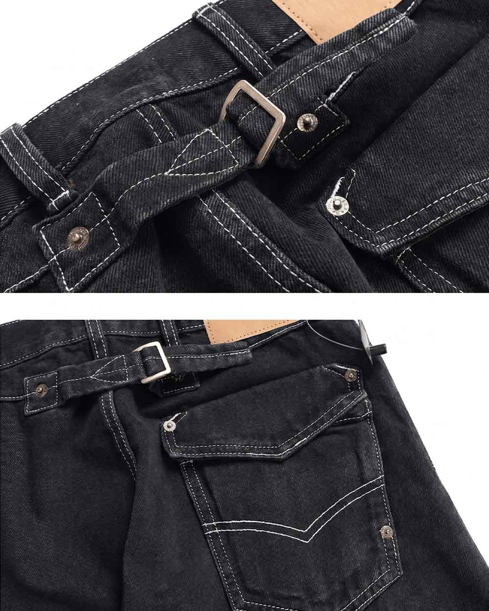 Black loose jeans ’Ichiki’