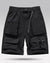 Black nylon cargo shorts ’Togane’ - TECHWEAR STORM™