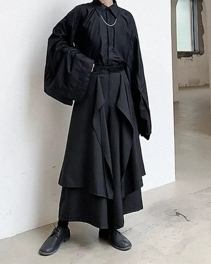 Black pants japanese ’Dazaifu’ - TECHWEAR STORM™