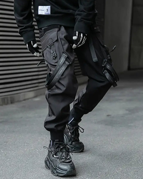 black-pants-with-straps-