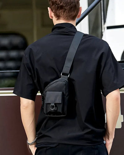 Black sling bag ’Etaji’ - TECHWEAR STORM™