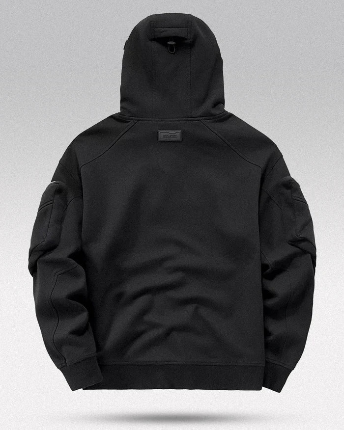 Black techwear hoodie ’Gahara’ - TECHWEAR STORM™