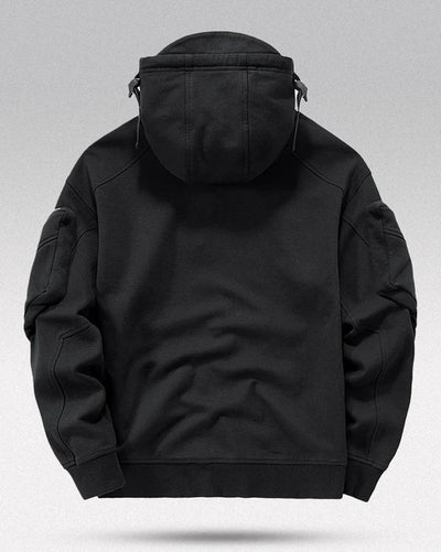 Black techwear hoodie ’Gahara’ - TECHWEAR STORM™