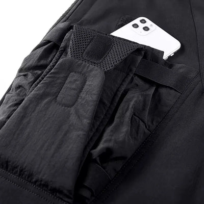 Black techwear shorts ’Mizuka’ - TECHWEAR STORM™