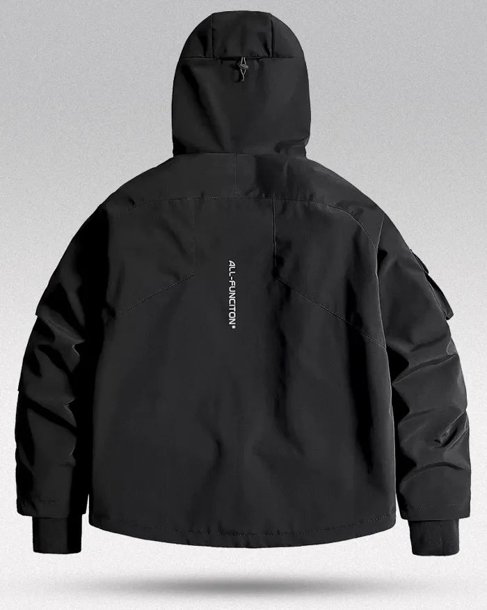 Black windbreaker ’Betsu’ - TECHWEAR STORM™