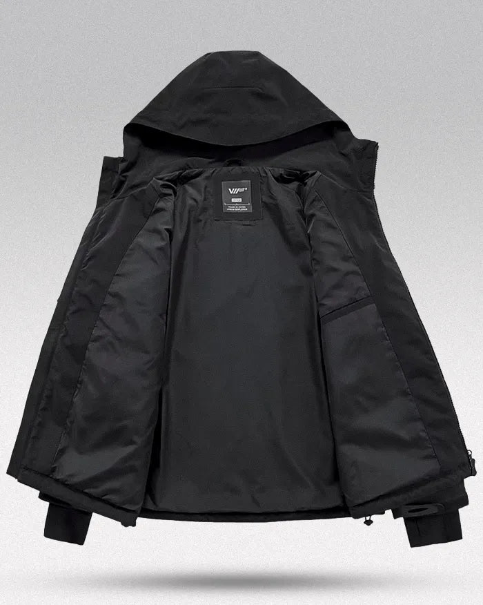 Black windbreaker ’Betsu’ - TECHWEAR STORM™