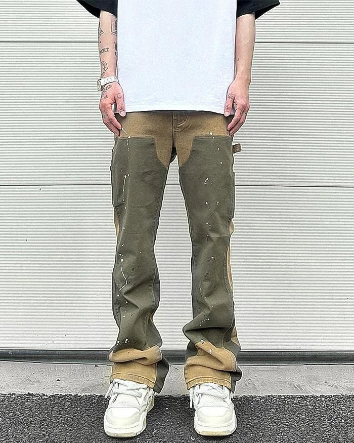 Brown y2k jeans ’Suzu’ - TECHWEAR STORM™