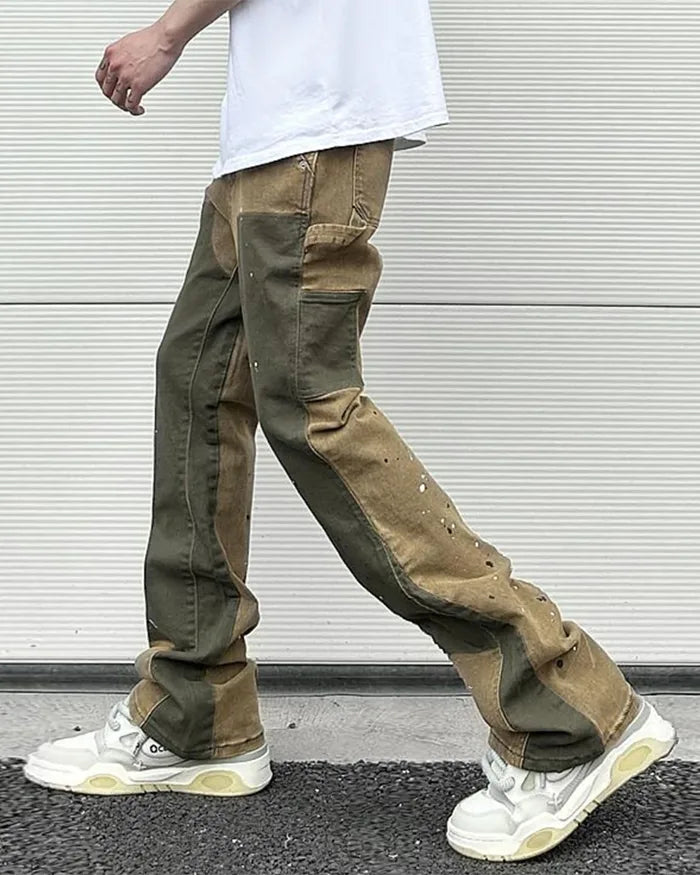 Brown y2k jeans ’Suzu’ - TECHWEAR STORM™