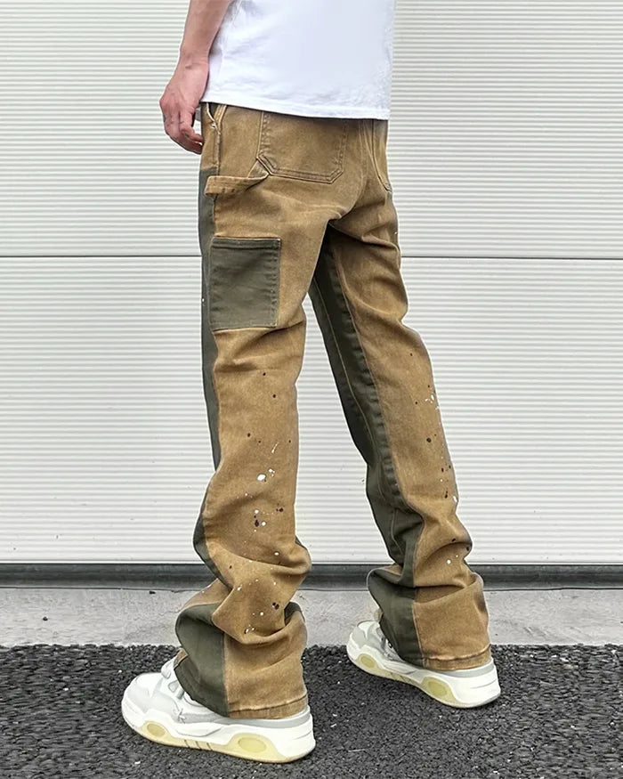 Brown y2k jeans ’Suzu’ - TECHWEAR STORM™