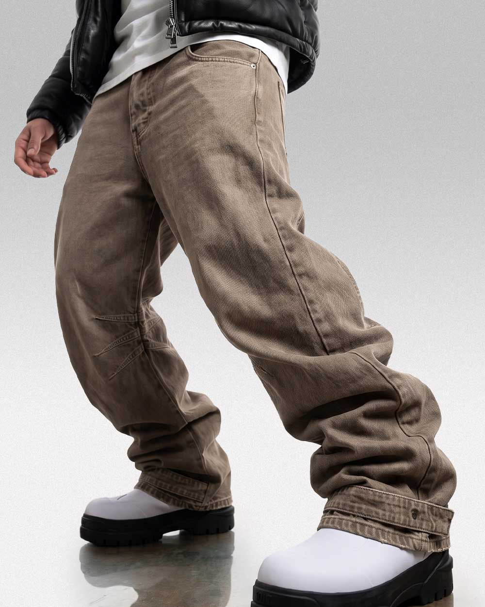 Brown y2k pants ’Hanamaki’ - S