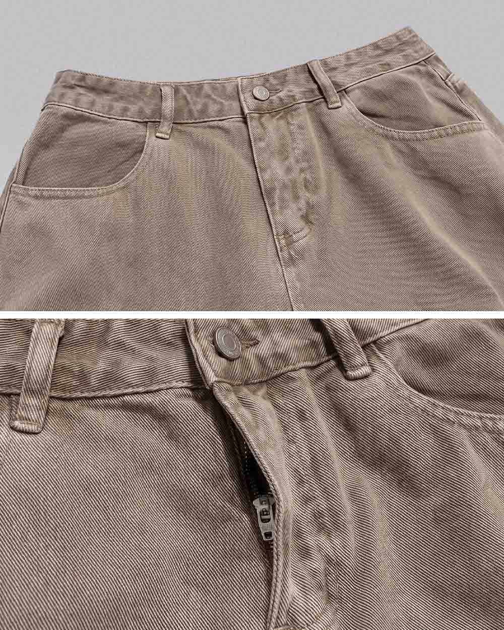 Brown y2k pants ’Hanamaki’