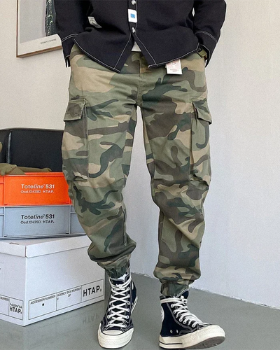 Camo cargo pants streetwear ’Shibu’ - TECHWEAR STORM™