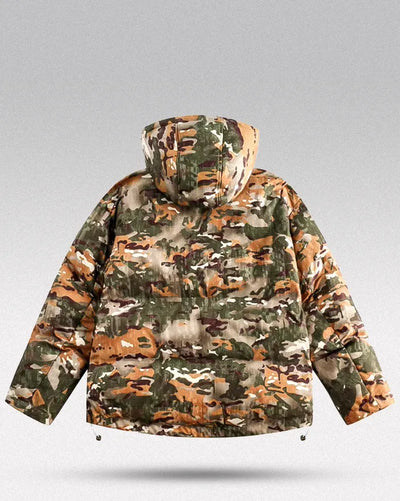 Camo padded jacket ’Rugame’ - TECHWEAR STORM™