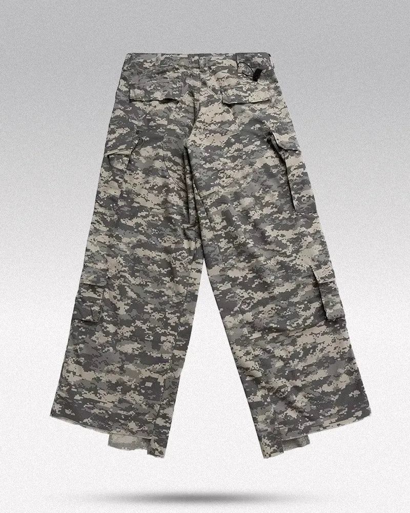 Camo Wide Leg Pants ’Kiyama’ - TECHWEAR STORM™