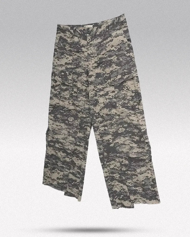 Camo Wide Leg Pants ’Kiyama’ - TECHWEAR STORM™