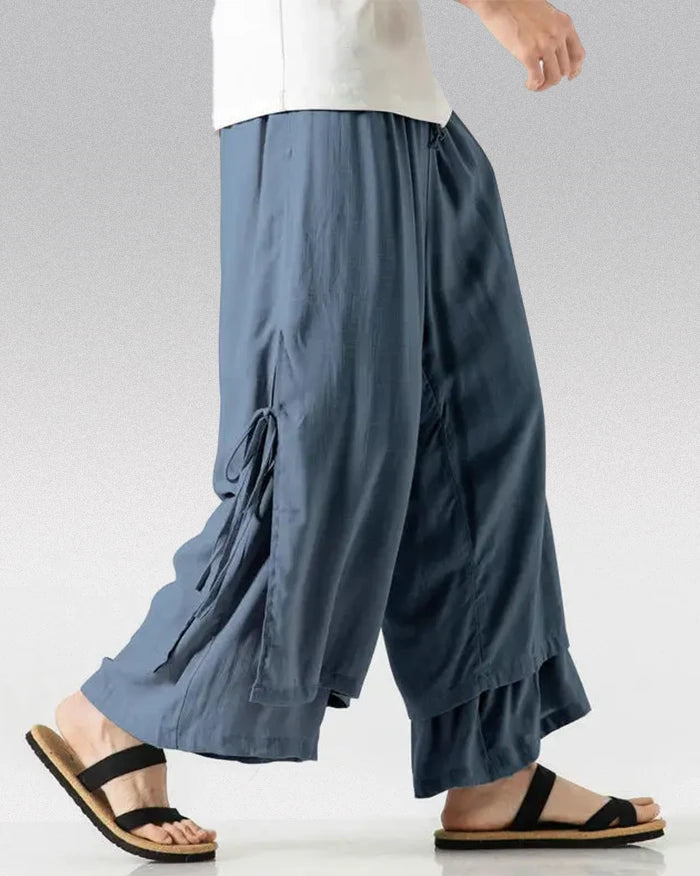 Cotton hakama pants ’Tsuruga’ - TECHWEAR STORM™