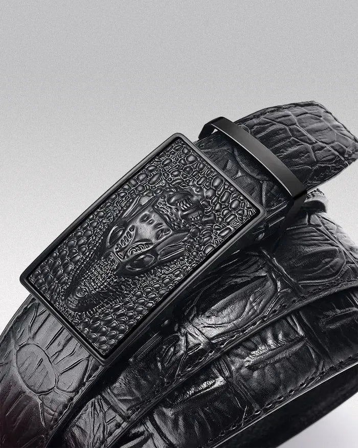 Crocodile Pattern belt ’Ina’