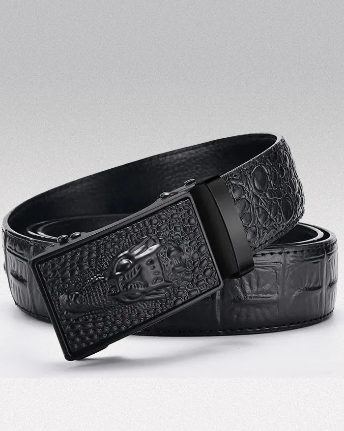 Crocodile Pattern belt ’Ina’