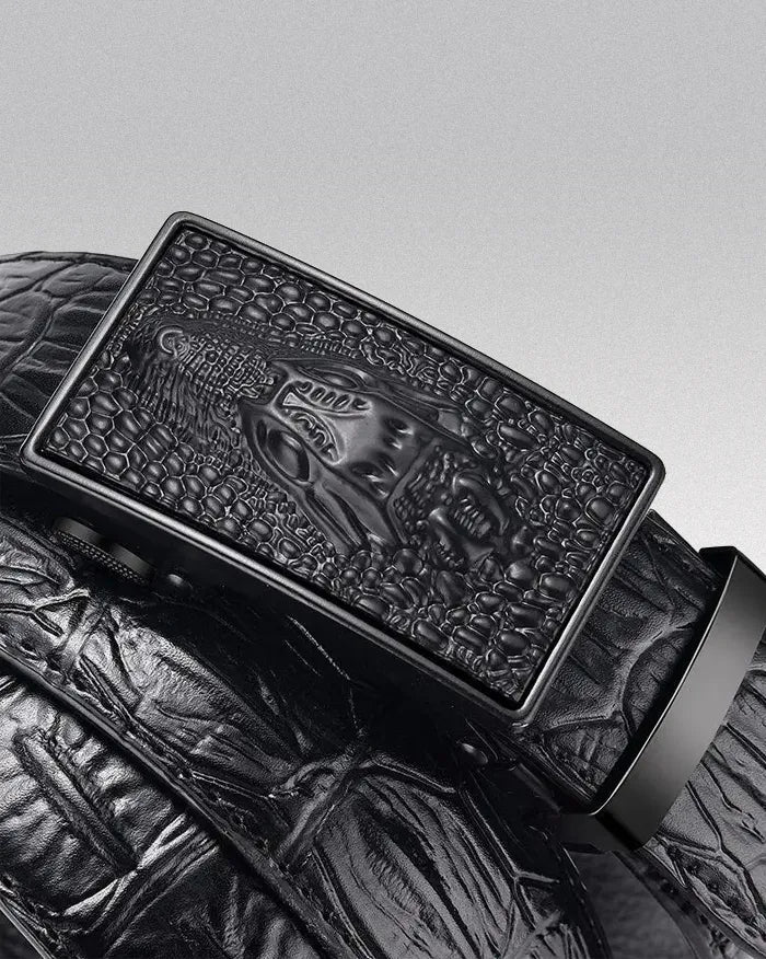 Crocodile Pattern belt ’Ina’