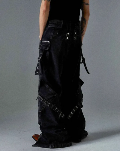 Cyber Y2k jeans ’Kitachi’ - TECHWEAR STORM™