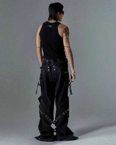 Cyber Y2k jeans ’Kitachi’ - TECHWEAR STORM™