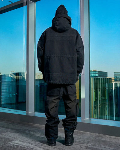 Cyberpunk black pants ’Kaichi’ - TECHWEAR STORM™