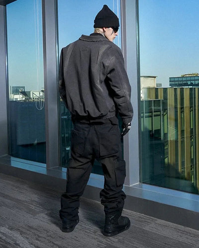 Cyberpunk black pants ’Kaichi’ - TECHWEAR STORM™