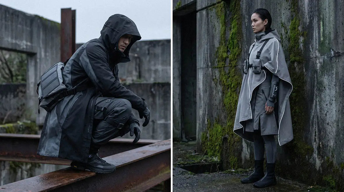 cyberpunk clothes with technology