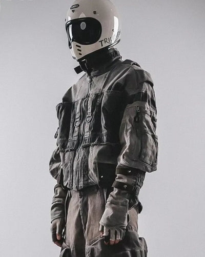 Cyberpunk futuristic jacket ’Tsukubu’ - TECHWEAR STORM™