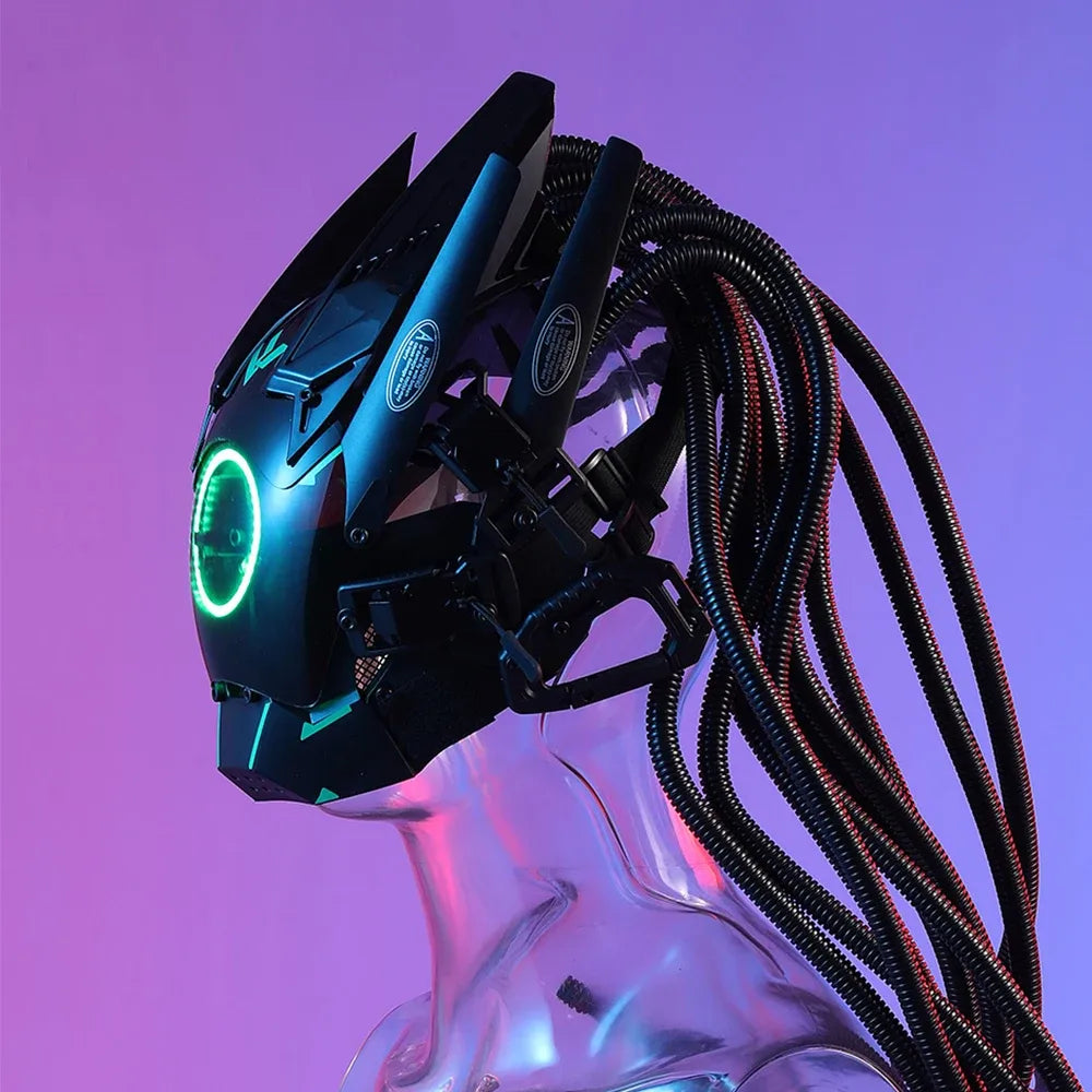 Cyberpunk Helmet ’Neyaga’ - TECHWEAR STORM™