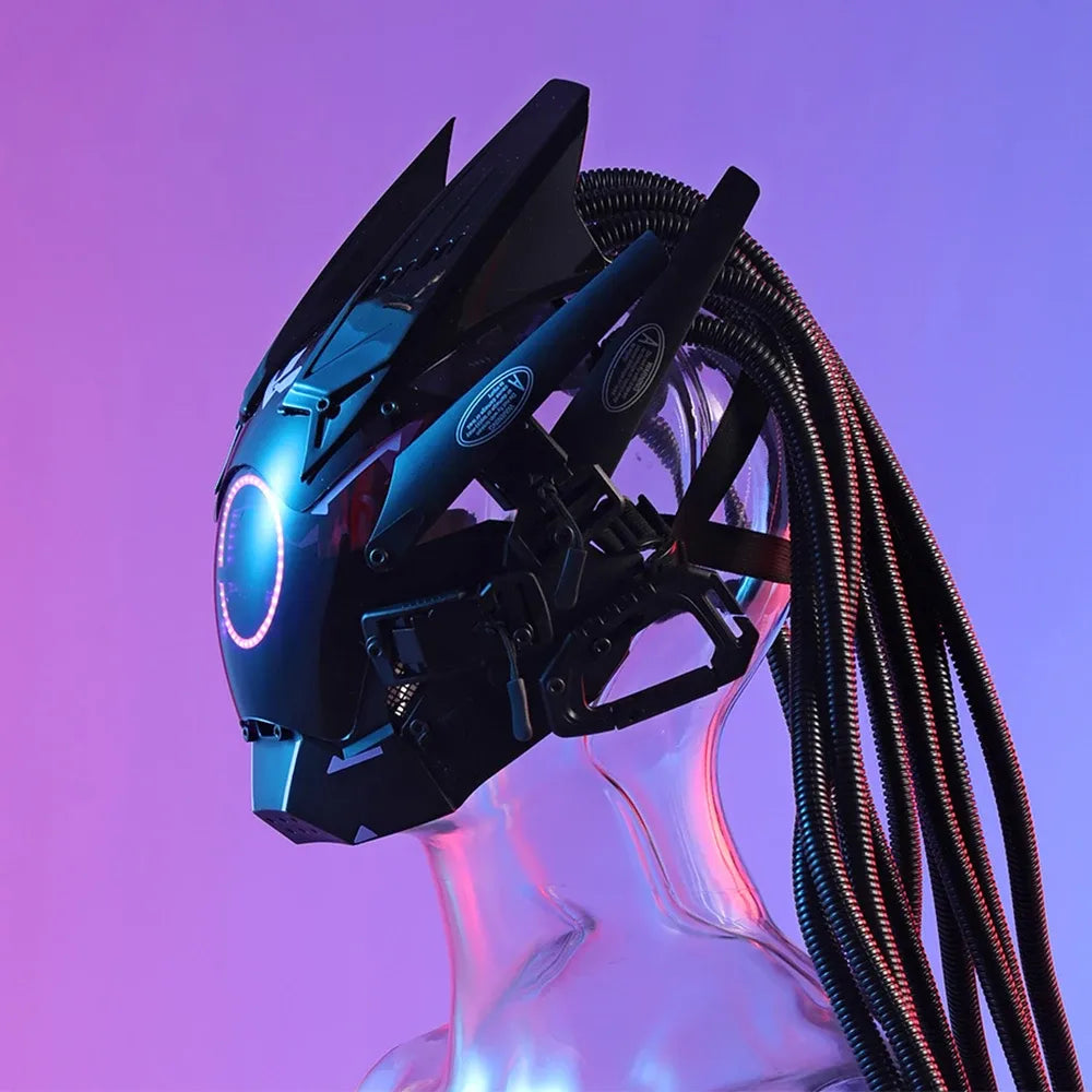 Cyberpunk Helmet ’Neyaga’ - TECHWEAR STORM™