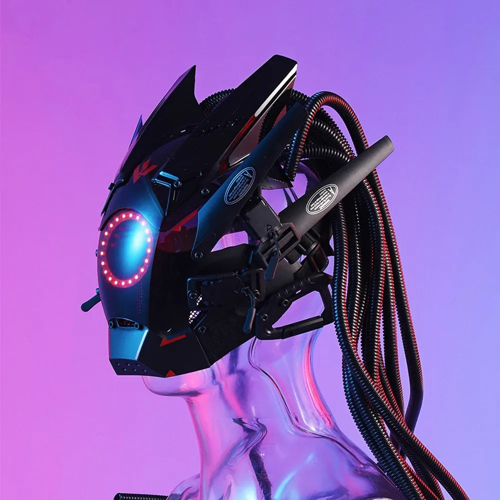 Cyberpunk Helmet ’Neyaga’ - TECHWEAR STORM™