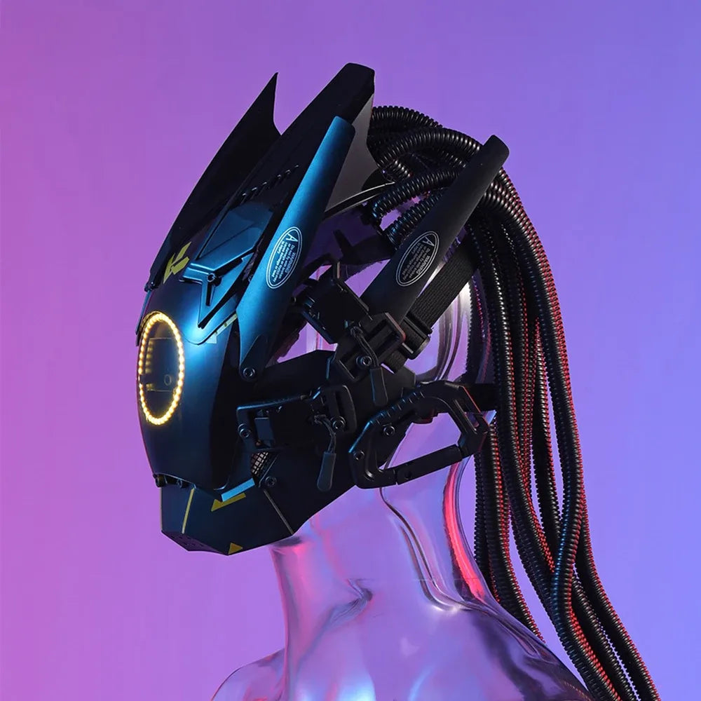 Cyberpunk Helmet ’Neyaga’ - TECHWEAR STORM™