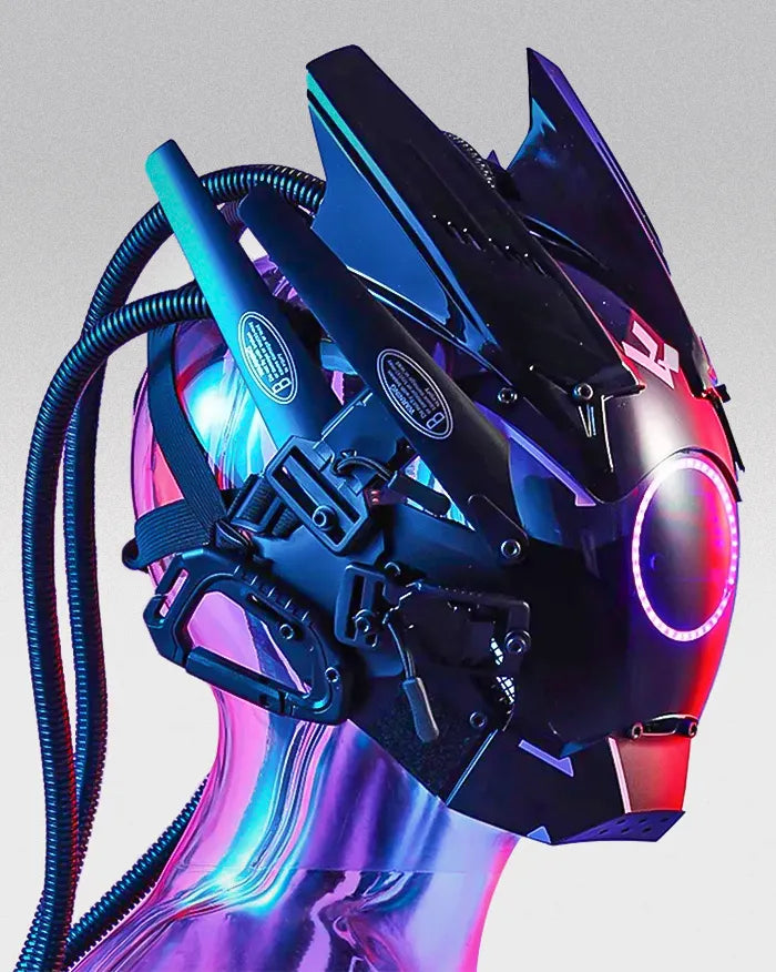 Cyberpunk Helmet ’Neyaga’ - TECHWEAR STORM™