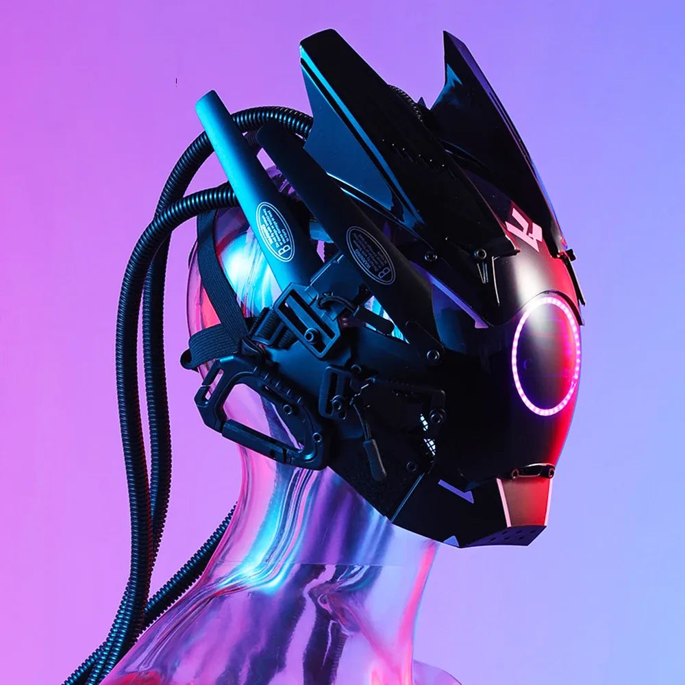 Cyberpunk Helmet ’Neyaga’ - TECHWEAR STORM™