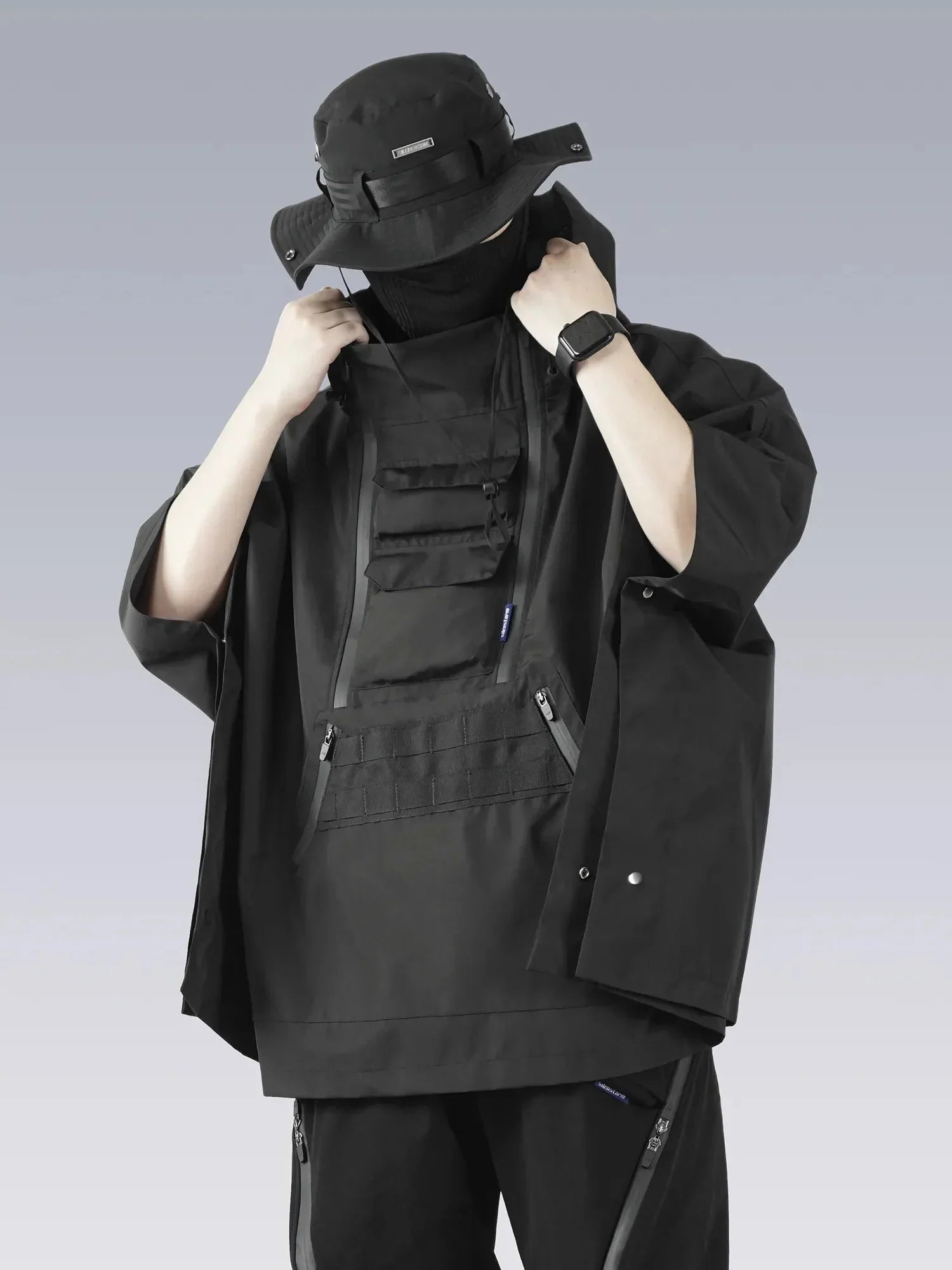 Techwear Poncho Aoga - TECHWEAR STORM™