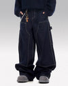 Dark blue baggy jeans ’Magane’ - TECHWEAR STORM™