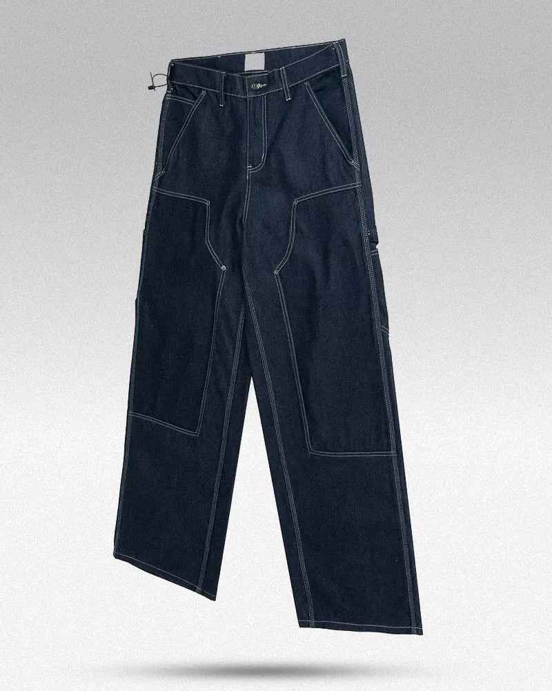 Dark blue baggy jeans ’Magane’ - TECHWEAR STORM™