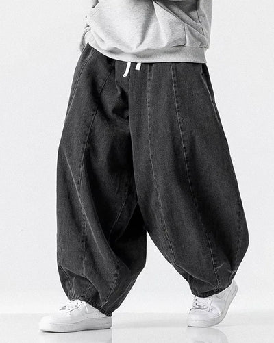 Denim harem pants for men ’Toyoba’ - TECHWEAR STORM™