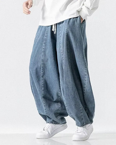 Denim harem pants for men ’Toyoba’ - TECHWEAR STORM™