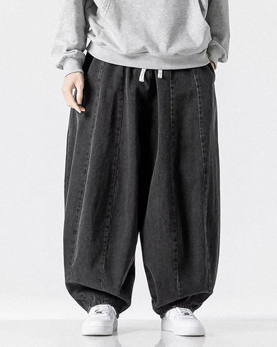 Denim harem pants for men ’Toyoba’ - TECHWEAR STORM™