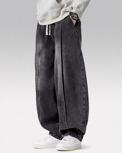 Denim harem trousers ’Kyota’ - TECHWEAR STORM™